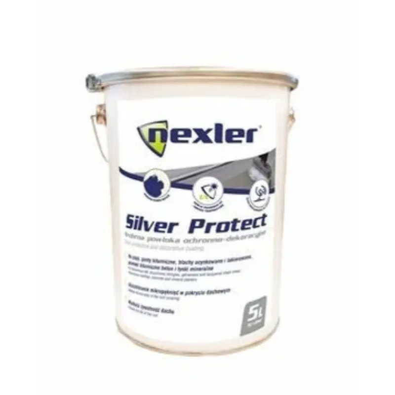 Декоративно-ізоляційне покриття з алюмінієвим пігментом NEXLER Silver Protect 5 кг
