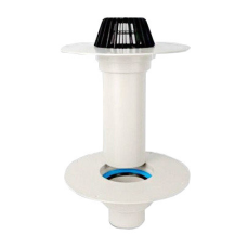 Кровільна ПВХ-лійка в зібраному вигляді Sika S-Gully PVC SET DN 100 мм.