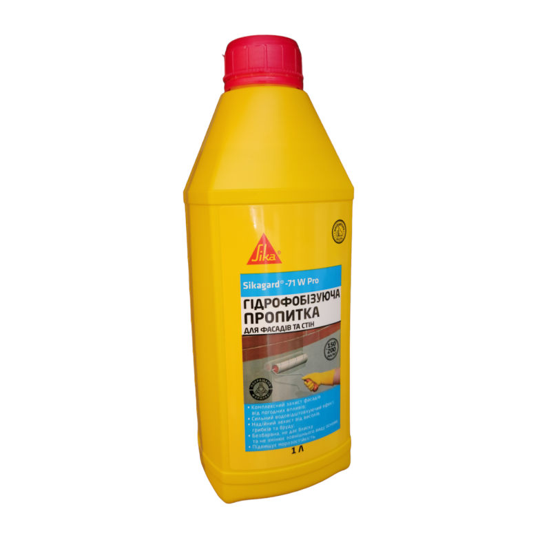 Захисне покриття для фасадів Sika Sikagard-71 W Pro 1 л