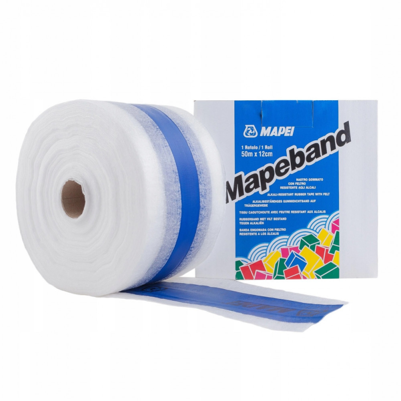 Стрічка гідроізоляційна Mapei Mapeband 12 см X 10 м Стрічка гідроізоляційна Mapei Mapeband 12 см X 10 м