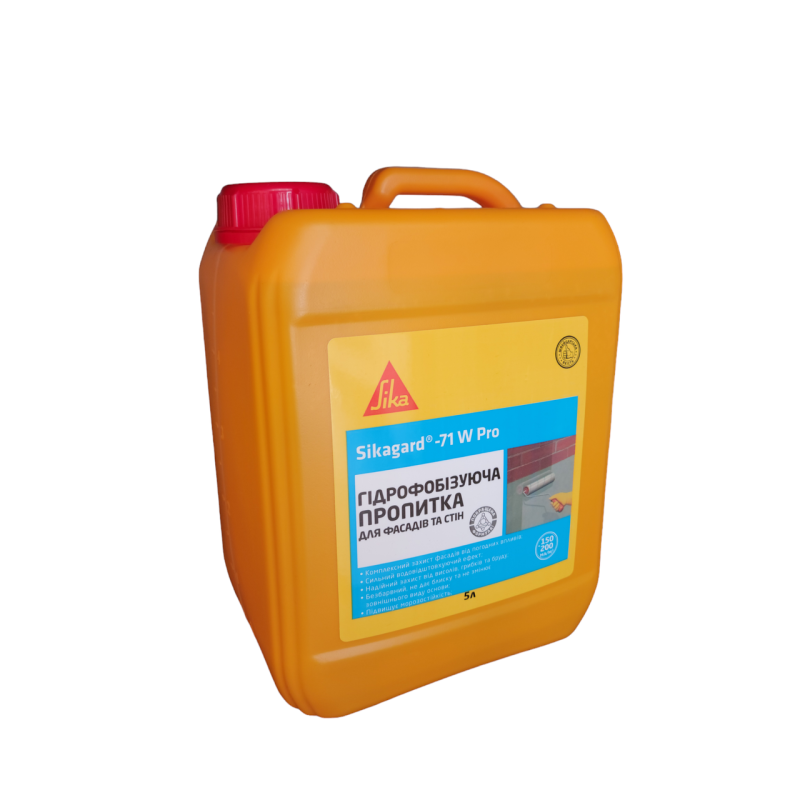 Захисне покриття для фасадів Sika Sikagard-71 W Pro 5 л