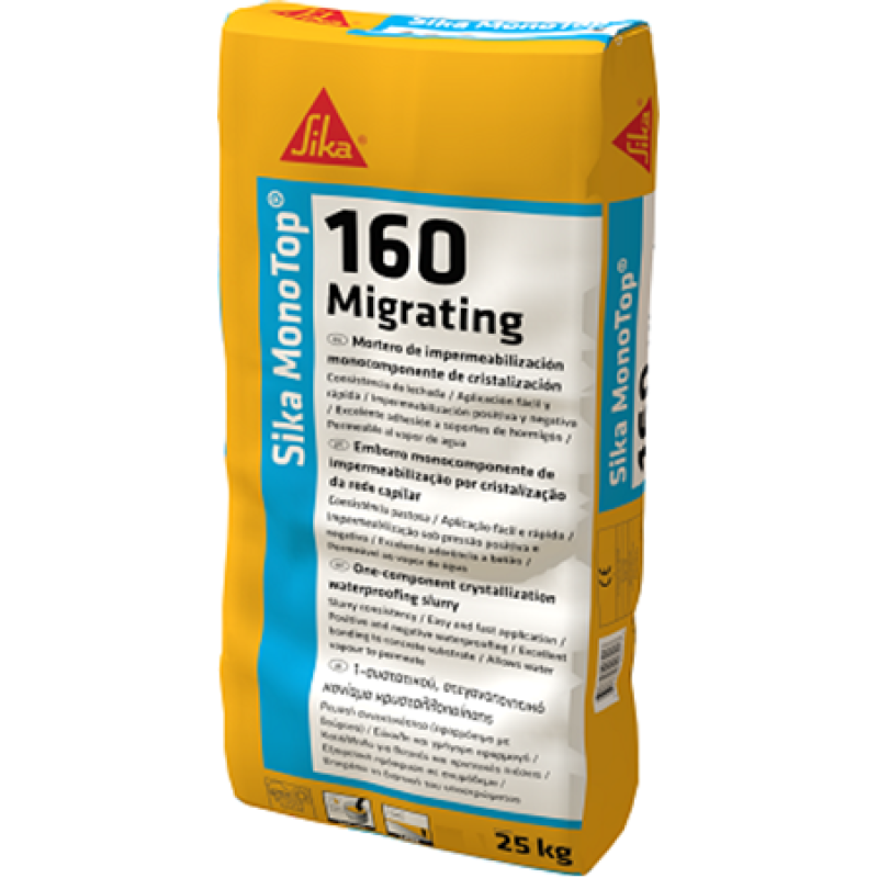 Гідроізоляційна суміш на цементній основі Sika Mono Top 160 Migrating 25 kg