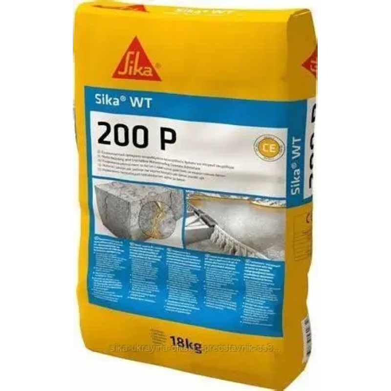 Sika WT-200 P Гідрофобізуюча та кольматуюча добавка для бетонів 18 кг