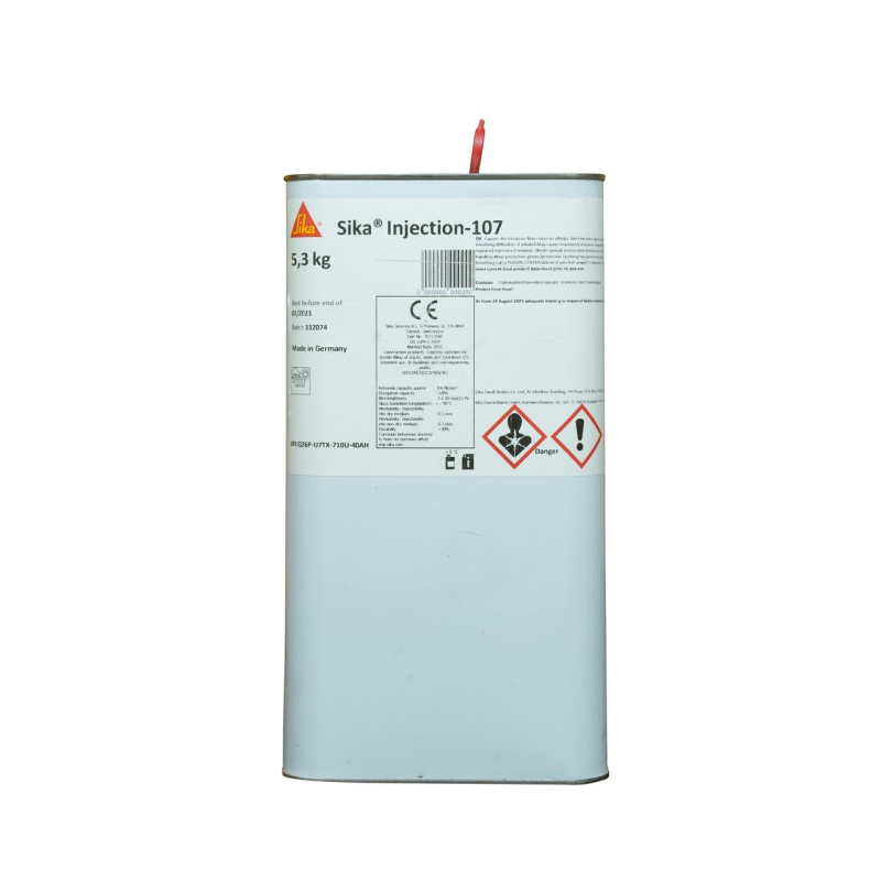 Sika Inject 107 DE Однокомпонентна, поліуретанова, ін“єкційна смола 10 кг