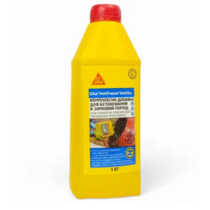 Комплексна домішка для зимового бетонування Sika Antifreeze Arktika 1 кг Комплексна домішка для зимового бетонування Sika Antifreeze Arktika 1 кг