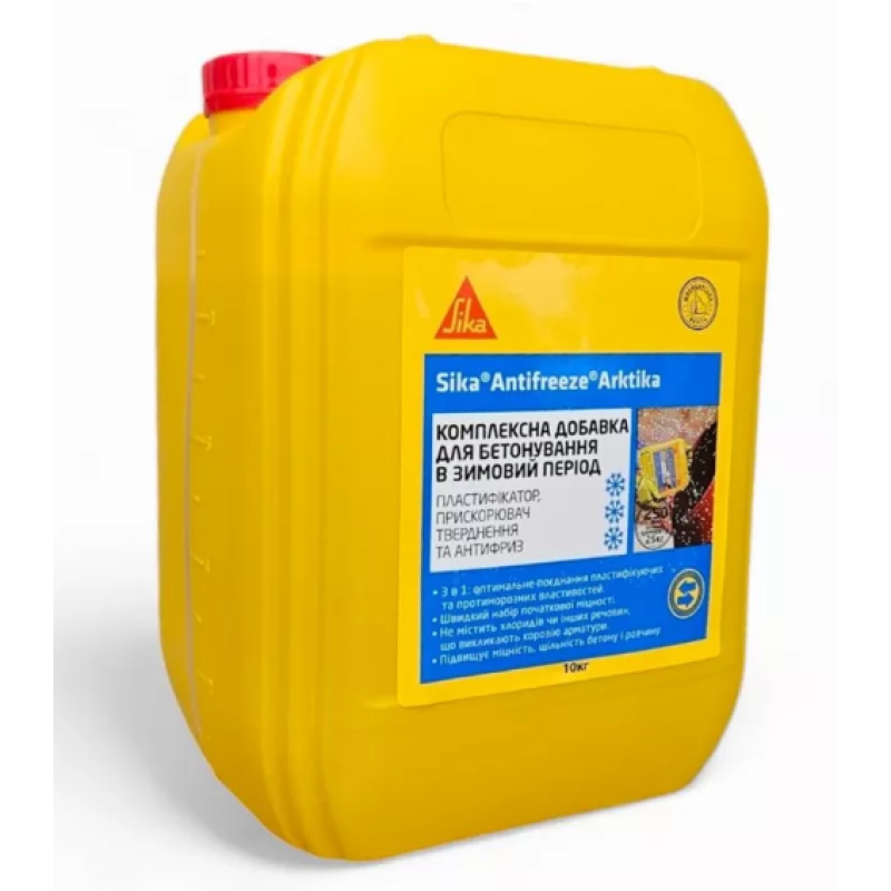 Пластифікатор і протиморозна домішка до бетону Sika Antifreeze Arktika 10 кг